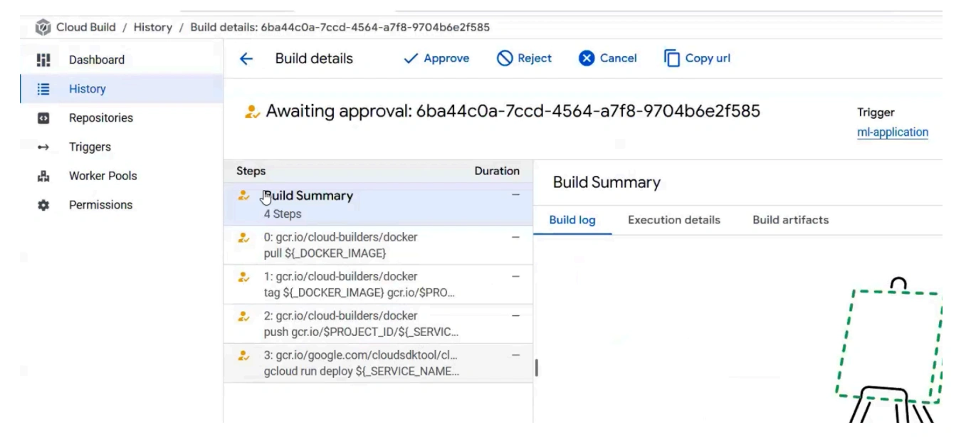 Multi-stage Execution Screenshot